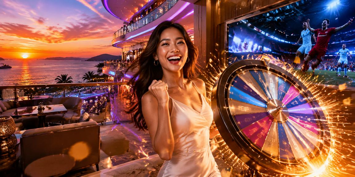 Ilustrasi slot bertema klasik dengan simbol buah